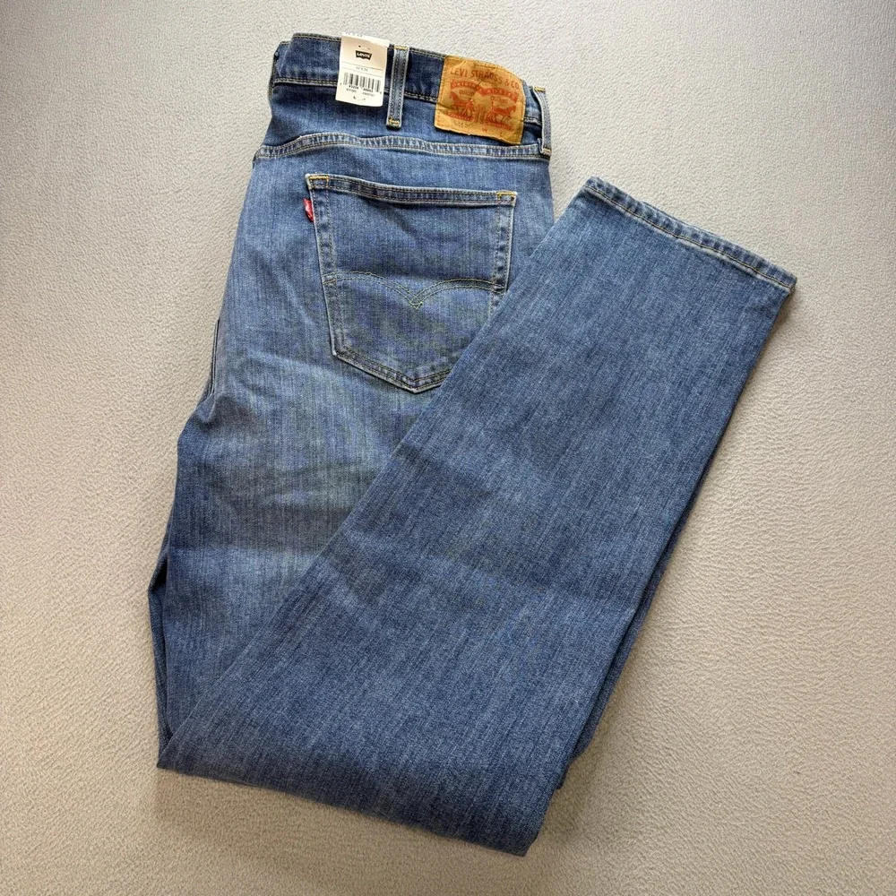 Levis 541 Athletic Taper Jeans Mens 42x36 Blue Cotton Stretch Workwear Classic